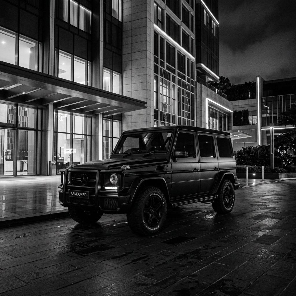 Executive close protection vehicle